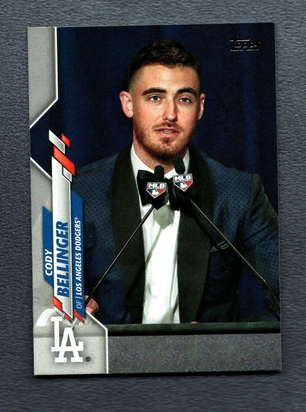 2020 Topps Update Photo Poster painting Variations #U80A Cody Bellinger at podium A10 363