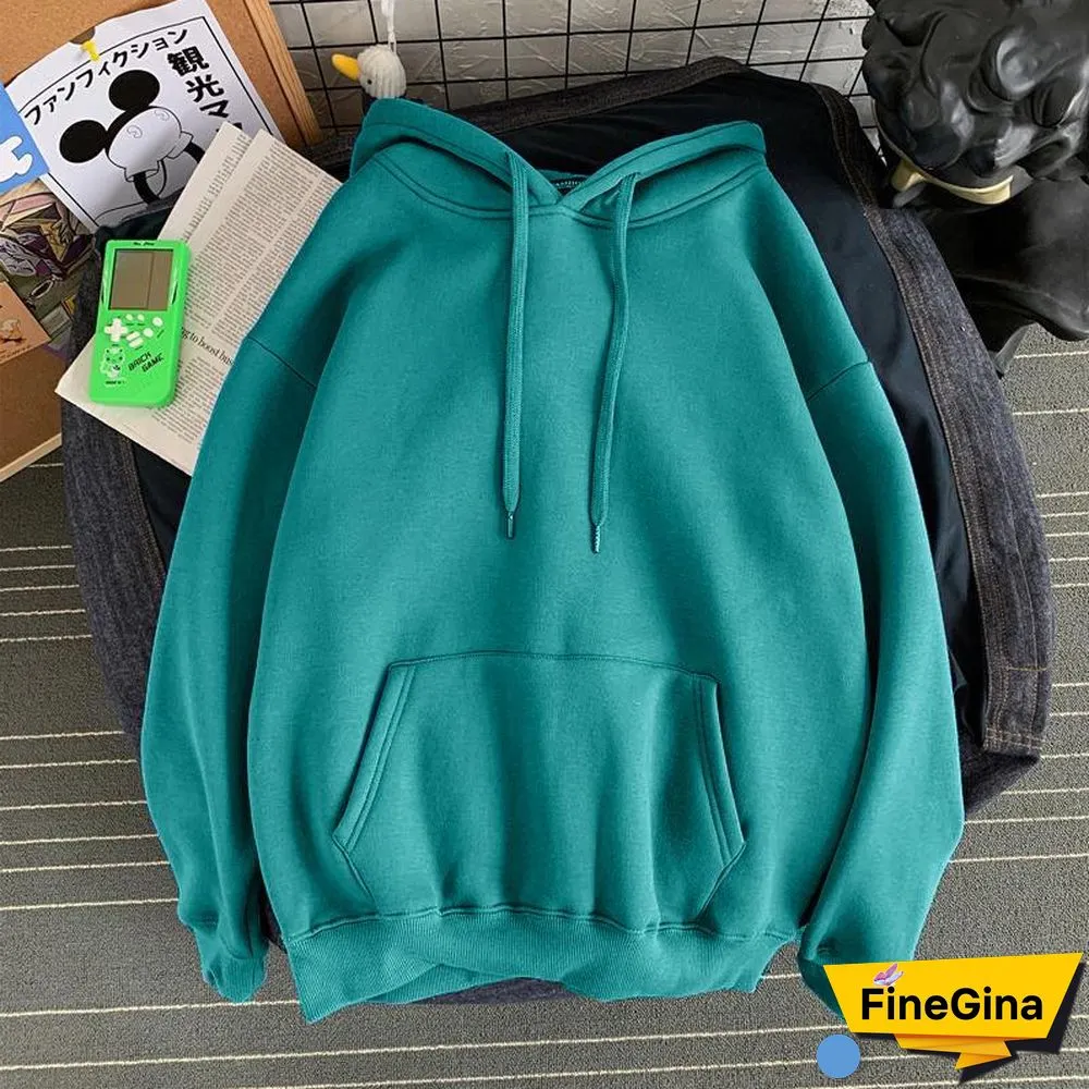 Womens Oversized Hoodies Thin and Thick Hoodie Harajuku Casual Couple Sweatshirts Autumn