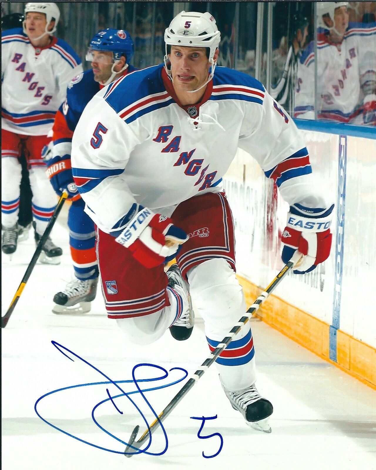 Autographed Dan Girardi New York Rangers 8x10 Photo Poster painting - w/COA