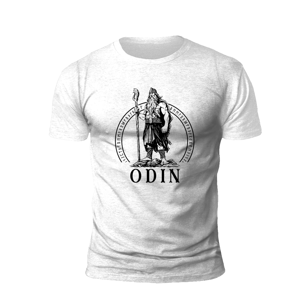 Odin's Wisdom: The All-Father's Guidance T-shirt