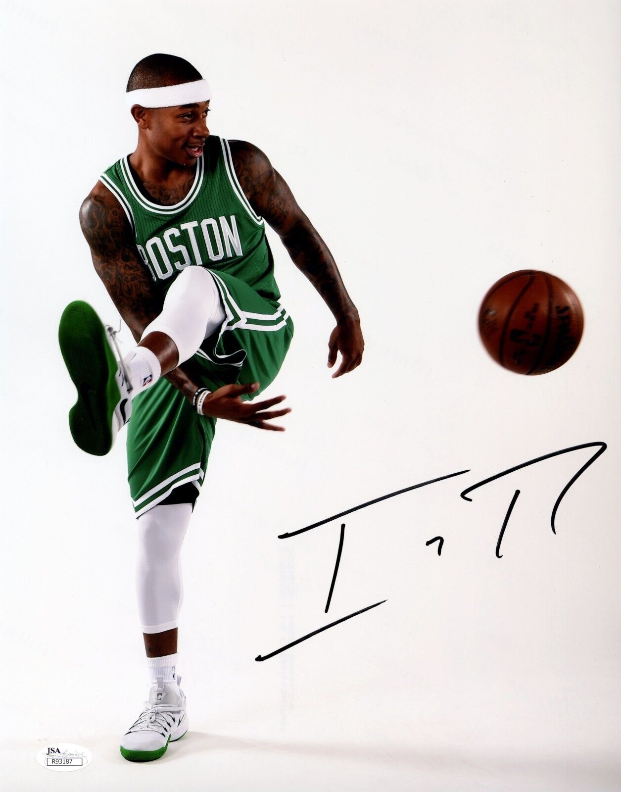 Isaiah Thomas Signed 11x14 Photo Poster painting JSA COA Signature Autograph Lakers Celtics Auto