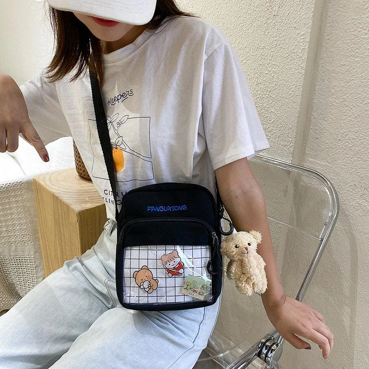 Ita Bag Cow Pattern Crossbody Purse