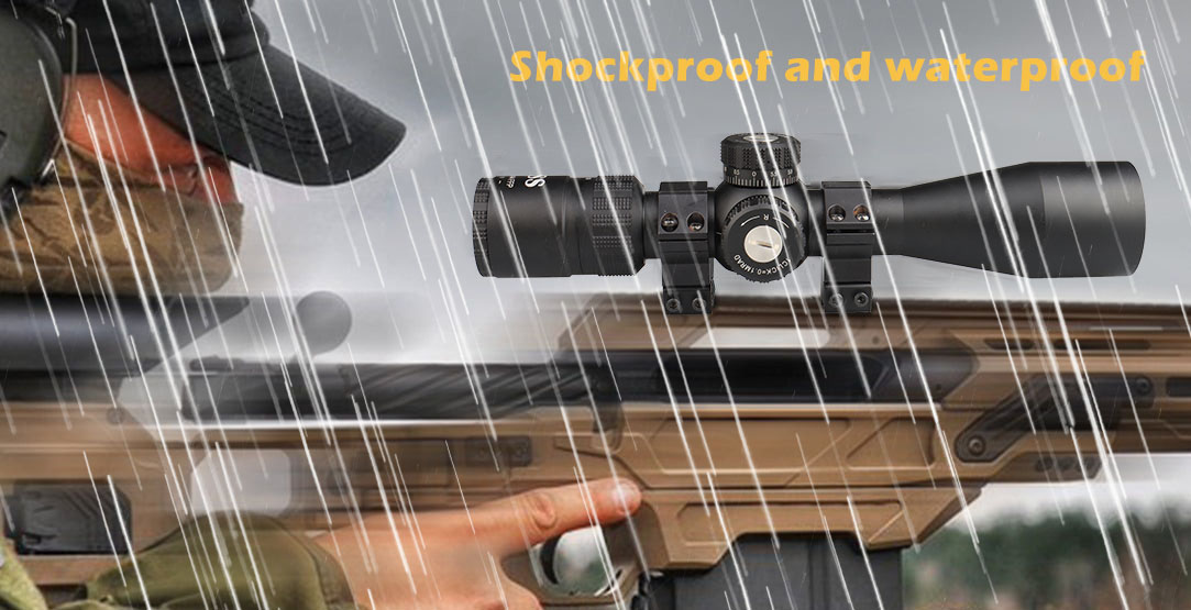 rifle scope 4-16x44 30mm tube rifle scopes One piece tube Construction