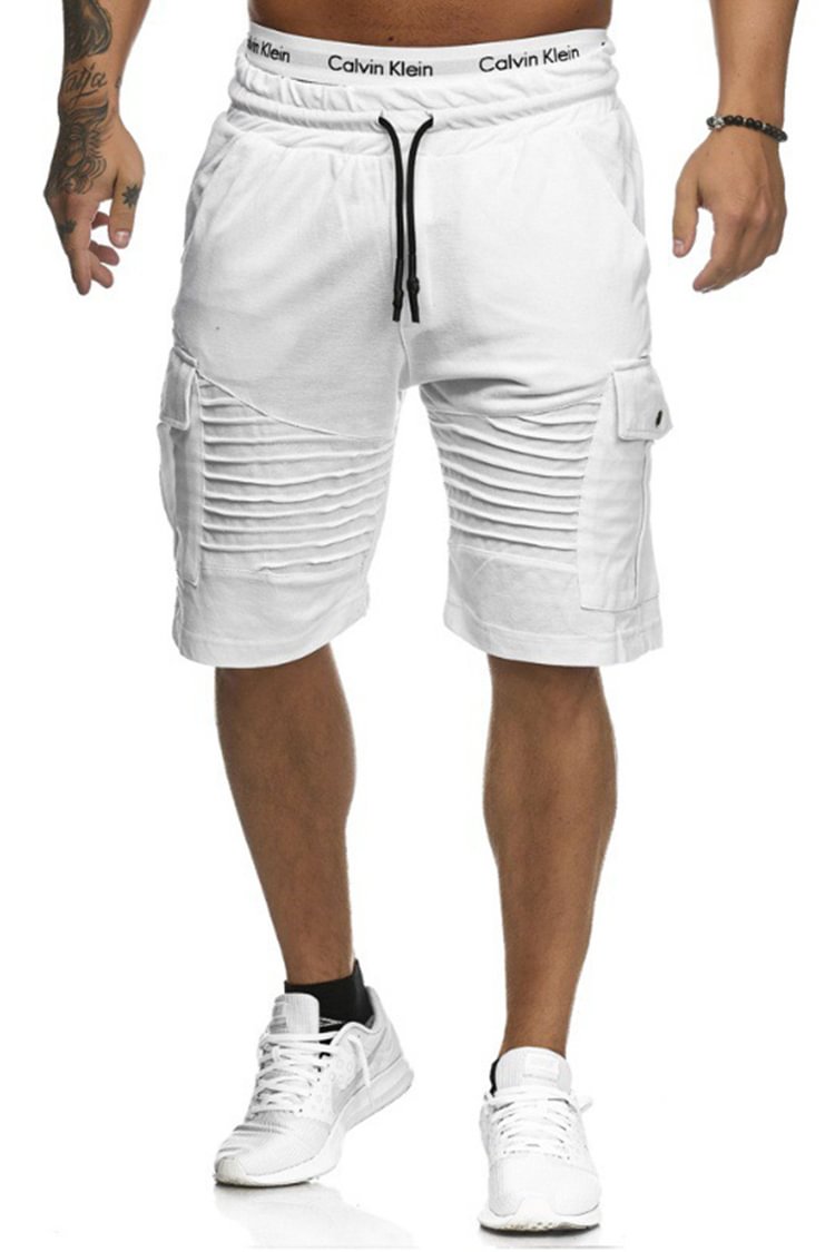 Tiboyz Slouchy Slim Fit Smocked Shorts