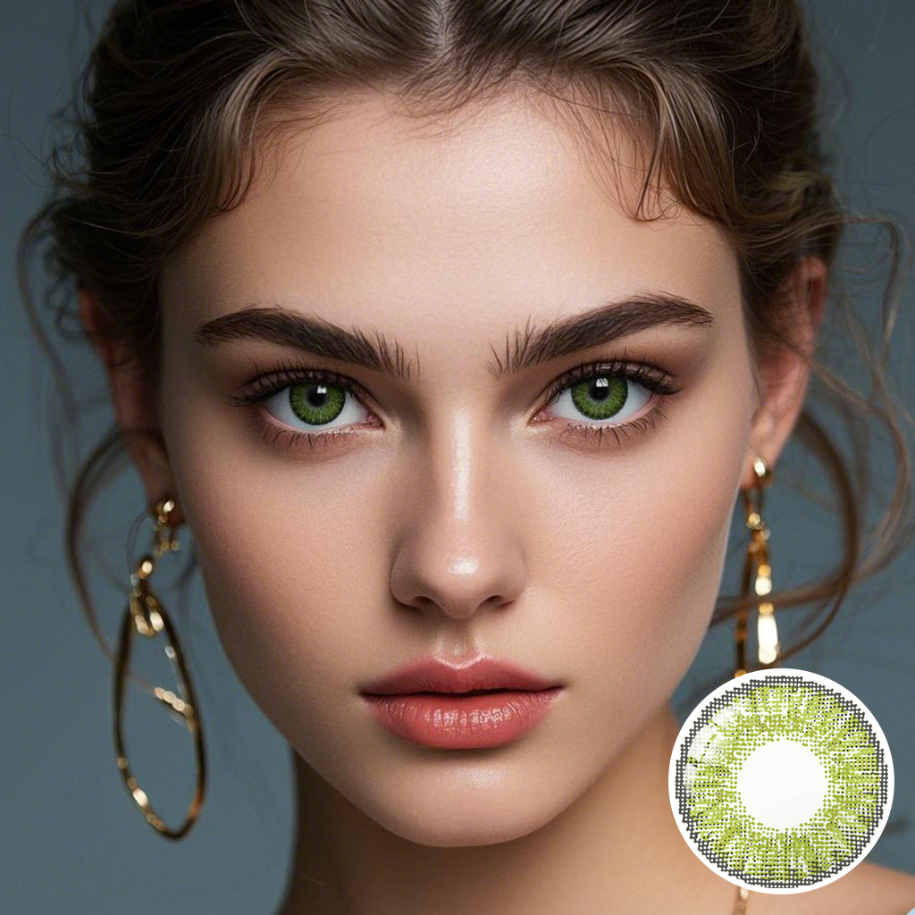Star Gemstone Green Contact Lenses
