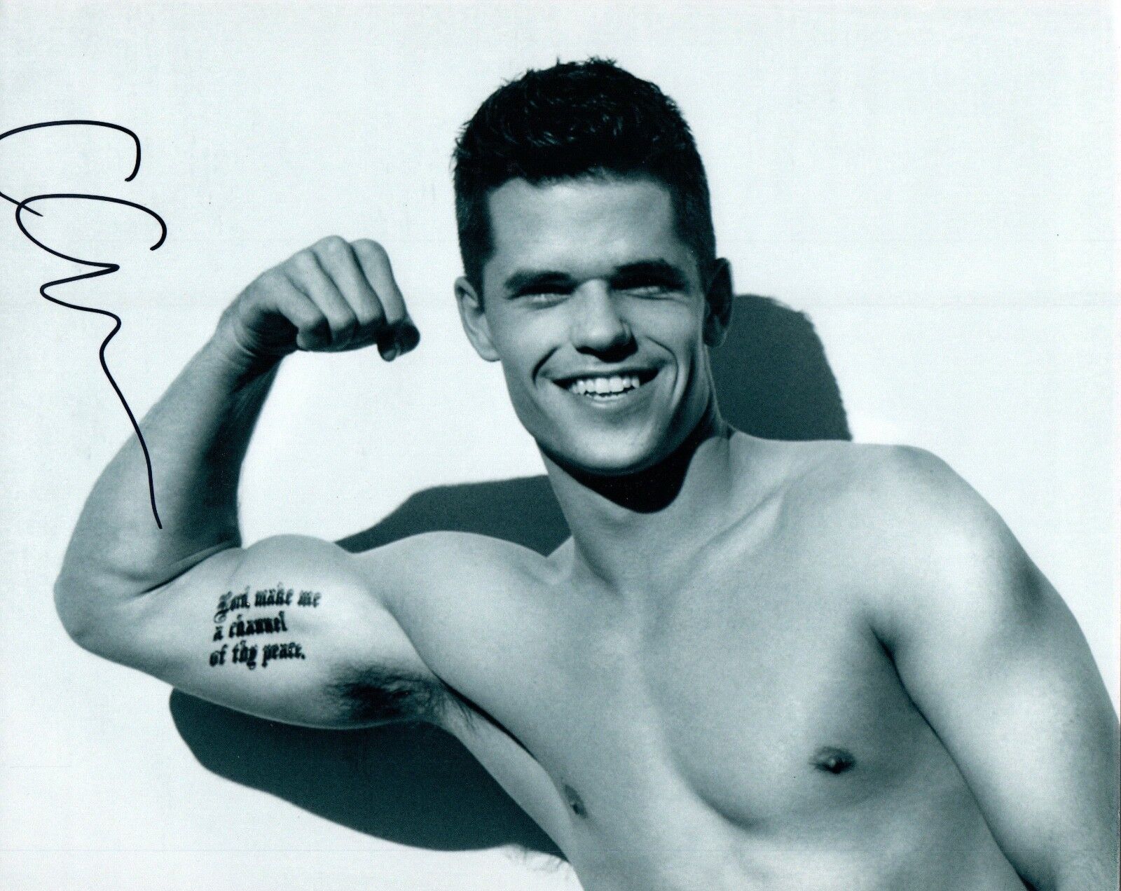 Charlie Carver Signed Autographed 8x10 Photo Poster painting TEEN WOLF Hot Shirtless Pose COA