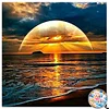 Seaside Sunrise- Round AB Drills Diamond Painting(45*45cm)