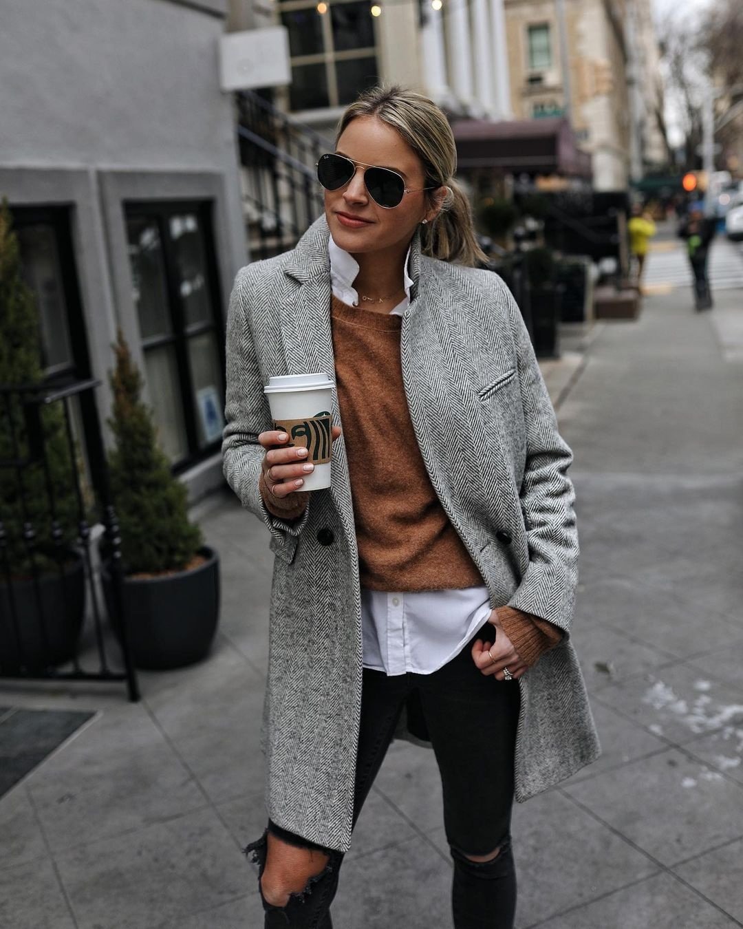 Casual Women's Coat Loose Commuter Multi-color Overcoat For Women
