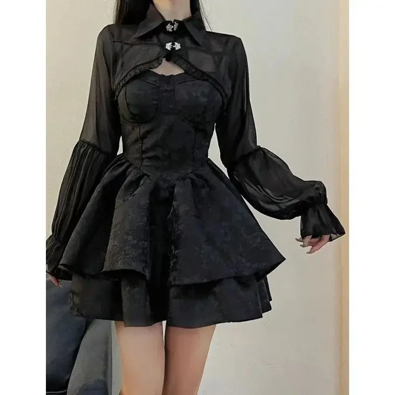 Black Coquette Lolita Dress