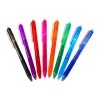 20PCS Color 0.5/0.7mm Gel Pen Eraser Temperature Control Student Office Thermal Erasable Pen Stationery