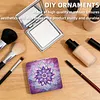Mandala DIY, speziell geformte Diamantmalerei, Kompaktspiegel-Sets, Diamantkunst-Malerei, Taschenspiegel f&uuml;r Anf&auml;nger, Kunsthandwerksgeschenke f&uuml;r Fra