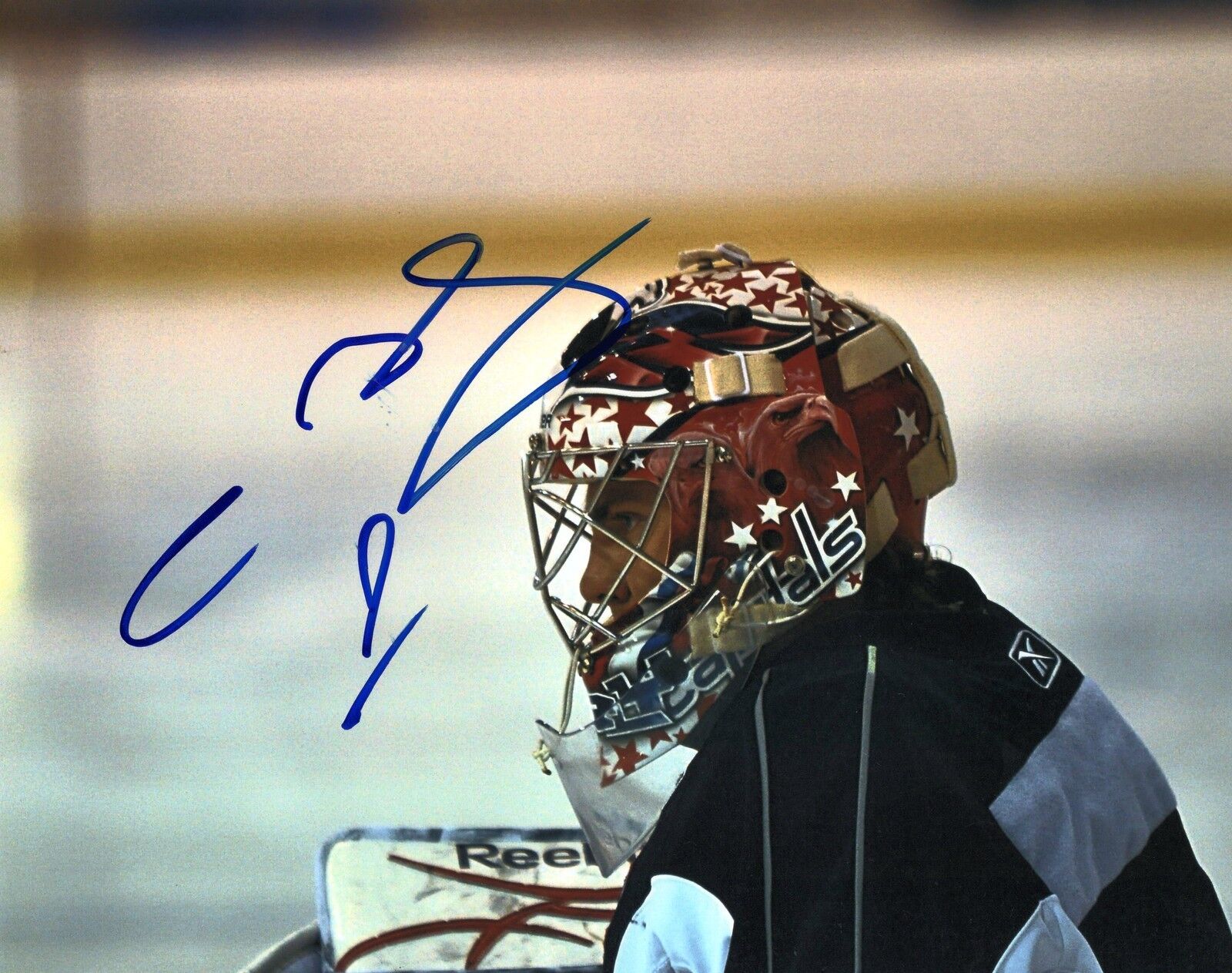 Semyon Varlamov signed 8x10 Photo Poster painting w/COA Avalanche Coach Washington Capitals