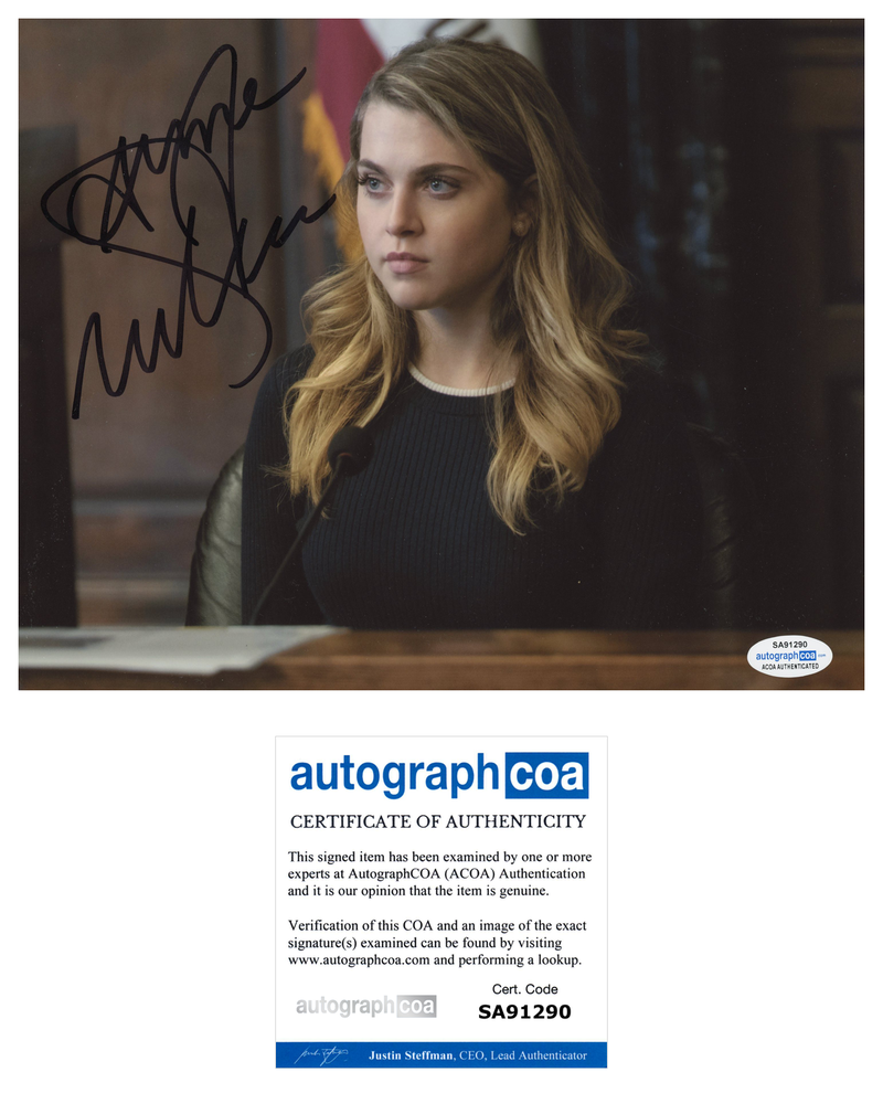 ANNE WINTERS SIGNED 8X10 Photo Poster painting AUTOGRAPHED 13 REASONS WHY HOT  2