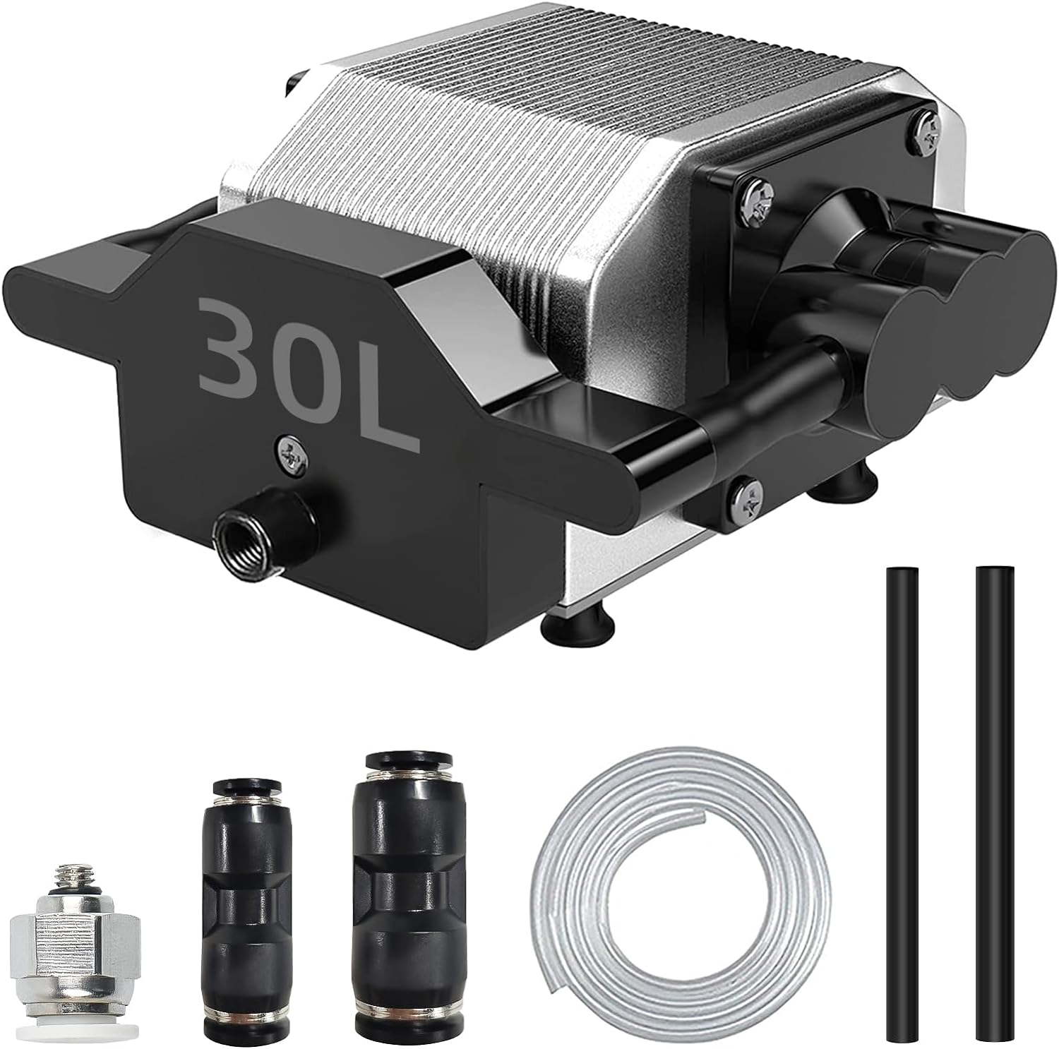 Air Assist for Laser Cutter and Engraver, Air Assist Pump Kit with Adjustable 30L/Min
