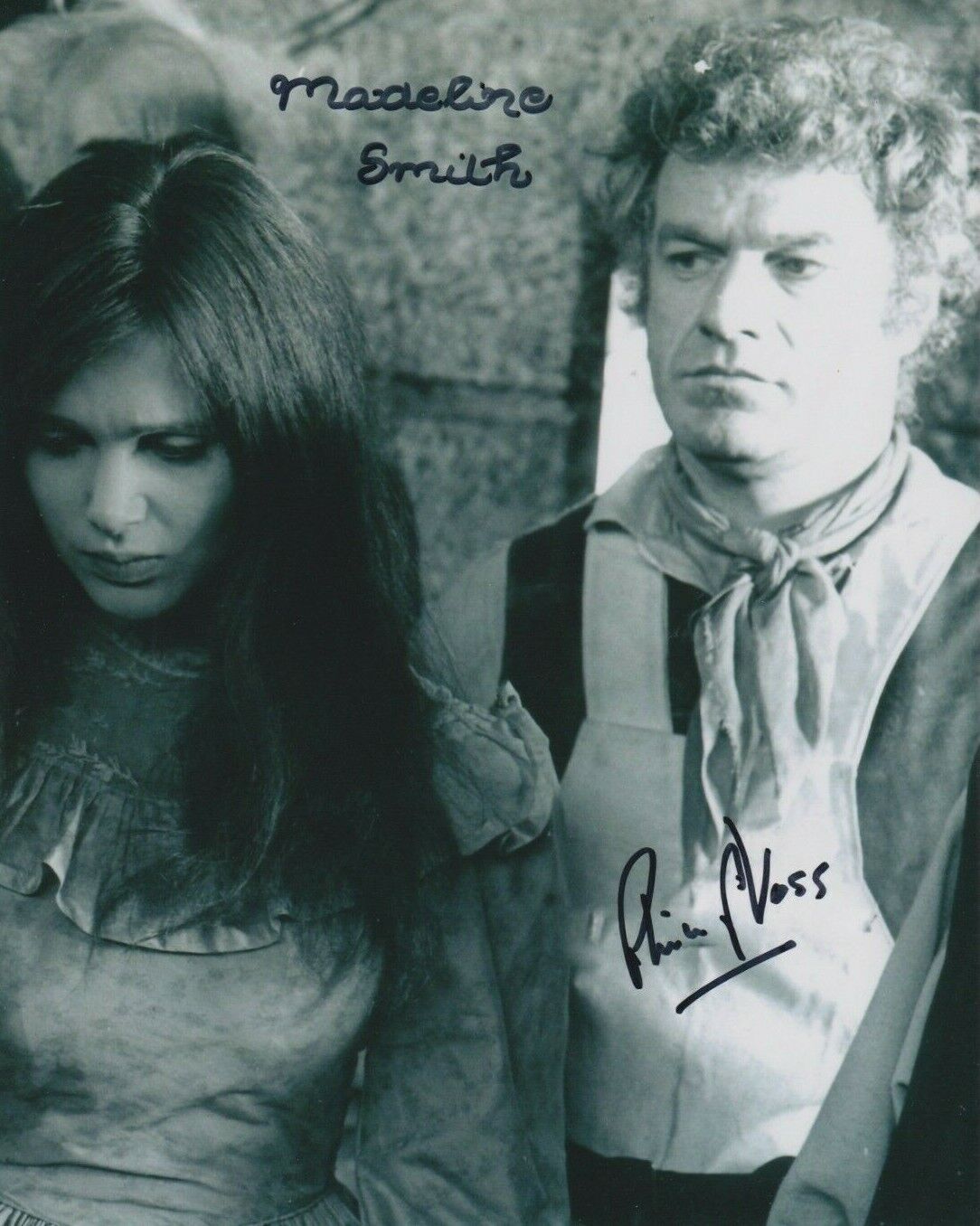 10 x 8 Madeline Smith, Philip Voss Photo Poster painting signed in person - Frankenstein - K755