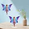 2pcs Diamond Painting Butterfly Fairy Pendant Home Wall Decoration Crafts