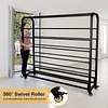 [US Local Warehouse] Fabric Roll Storage Rack Vinyl Roll Holder for Curtain/Wallpaper/Tablecloth