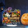 Acrylic Halloween Haunted House Party Desktop Diamond Painting Ornaments Kit