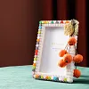 Harvest DIY Building Block Photo Frame Kit,Creative Handmade Assembled Photo Frame Handmade Craft Gift Home Tabletop Display Decor