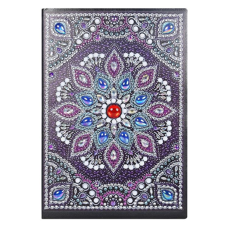 BRICOLAGE Mandala Special Shaped Diamond Painting 50 Pages A5 Notebook Notepad