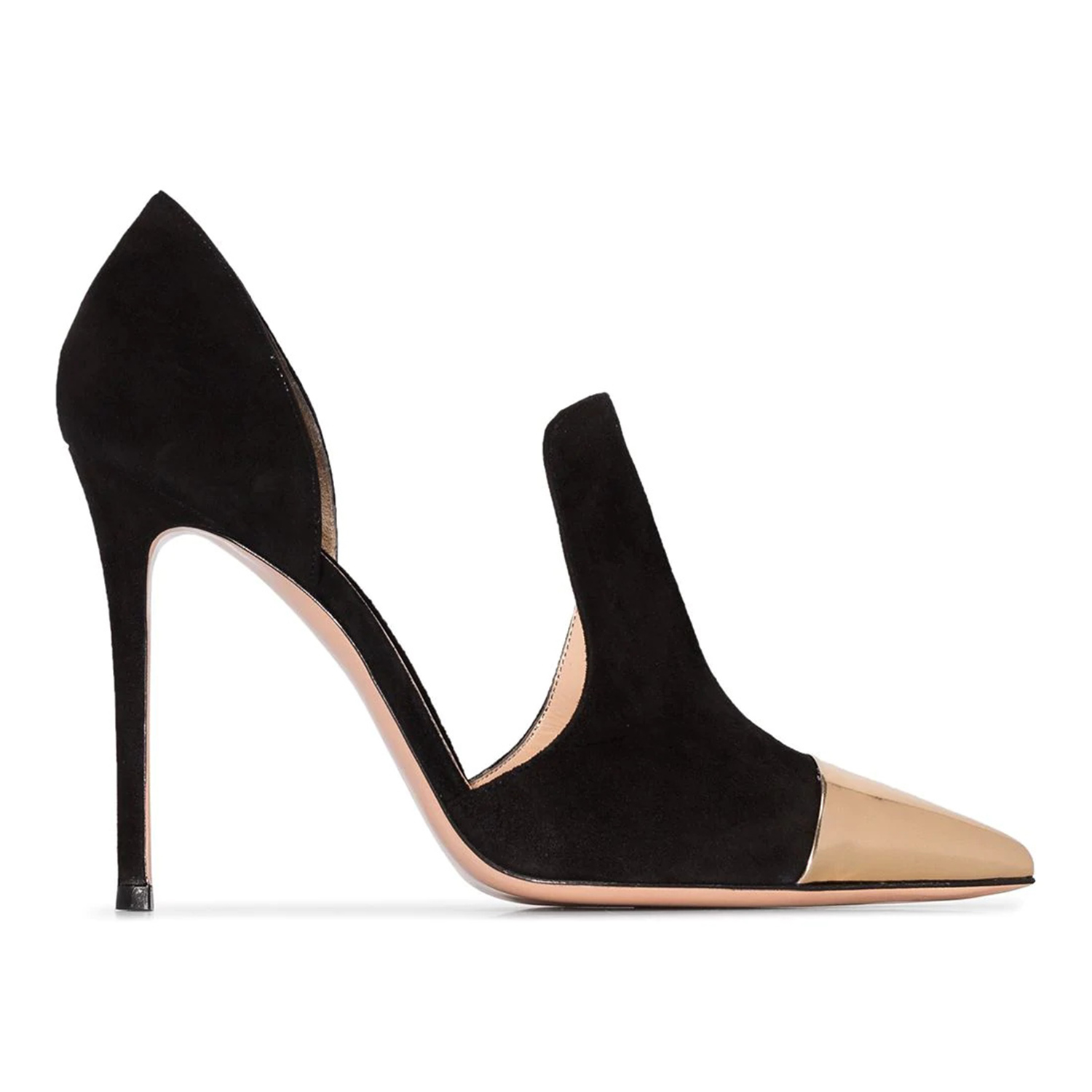 TAAFO Mixed Colors D'Orsay&Two-Piece High Thin Heels Women Pumps Pointed Toe Ladies Casual Shoes 