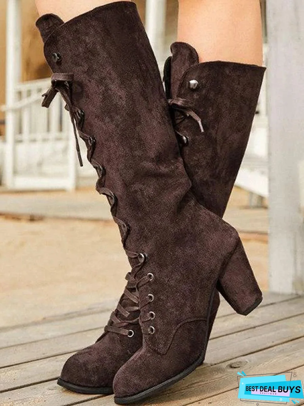 Simple Suede Martin Combat Boots