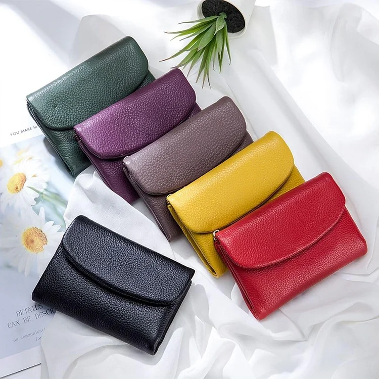 ⏰Unisex Pebble Leather Wallet🔥 