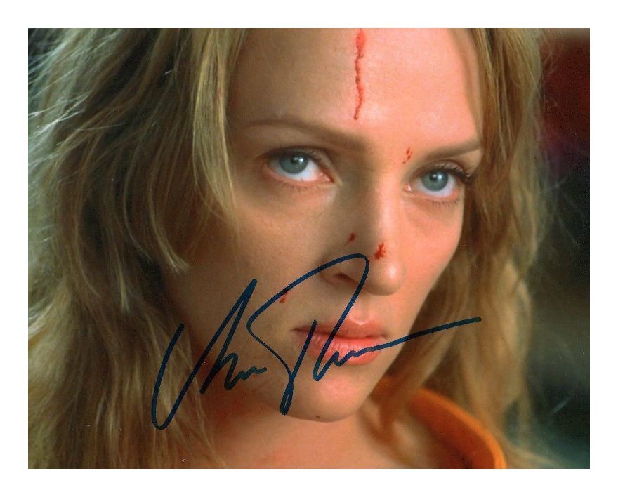 UMA THURMAN AUTOGRAPHED SIGNED A4 PP POSTER Photo Poster painting PRINT 7