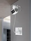 Wall Mount Acrylic Bracket Adhesive Wall Shelf for Eufy Security Indoor Cam S350