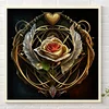 uk.everydayedeals Diamond Painting - Round AB Drills - Rose Love(45*45cm)