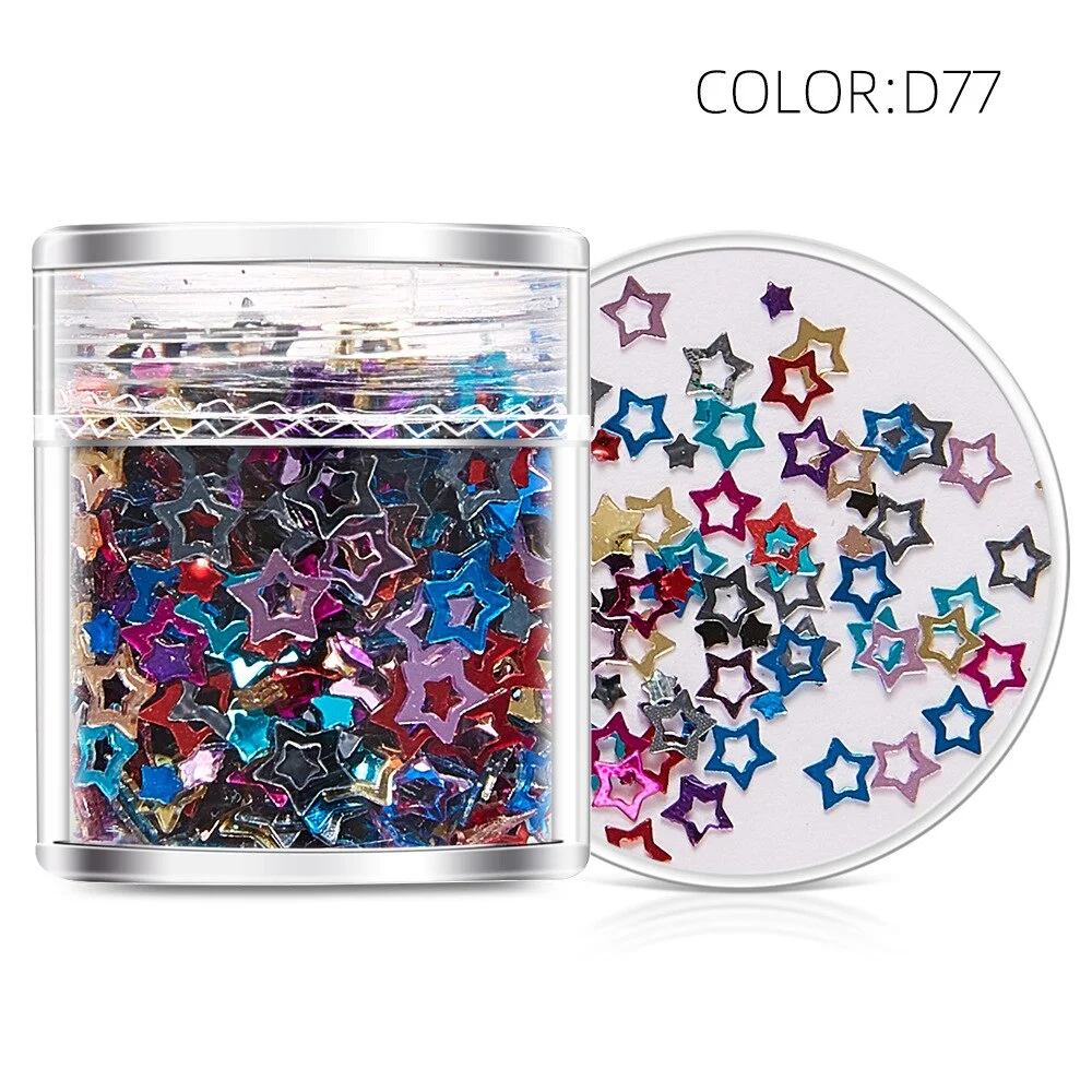 Nail Art Glitter Mix Sequins Color Powder Paillettes For Christmas Tree Party Decor DIY Clothing Sewing Accessories 322