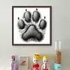 Black Cat'S Paw-18CT Stamped Cross Stitch 20*20cm/7.87*7.87in tapestrymarket