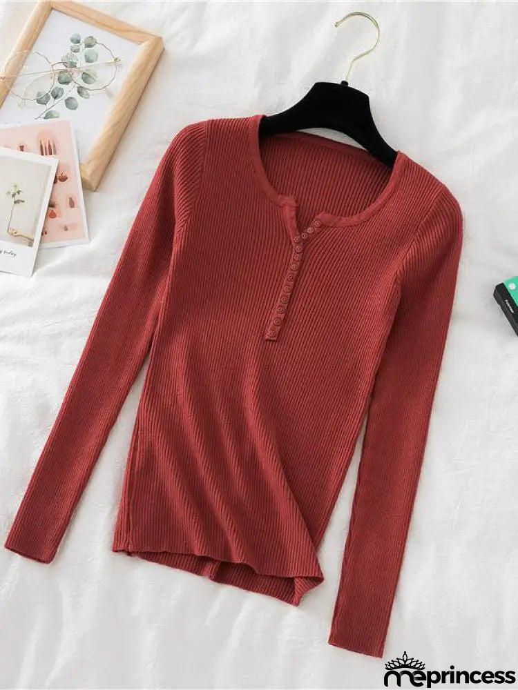 Women's Polyester V-Neck Full Sleeves Solid Pattern Sweater