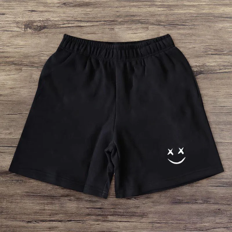 Fashion printed sports casual pants trendy loose straight leg pants