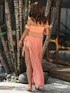  Split-front Lace Up Beach Skirt Bottom
