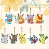 9Pcs Pok&eacute;mon Diamond Painting Keychain（Double-Sided)