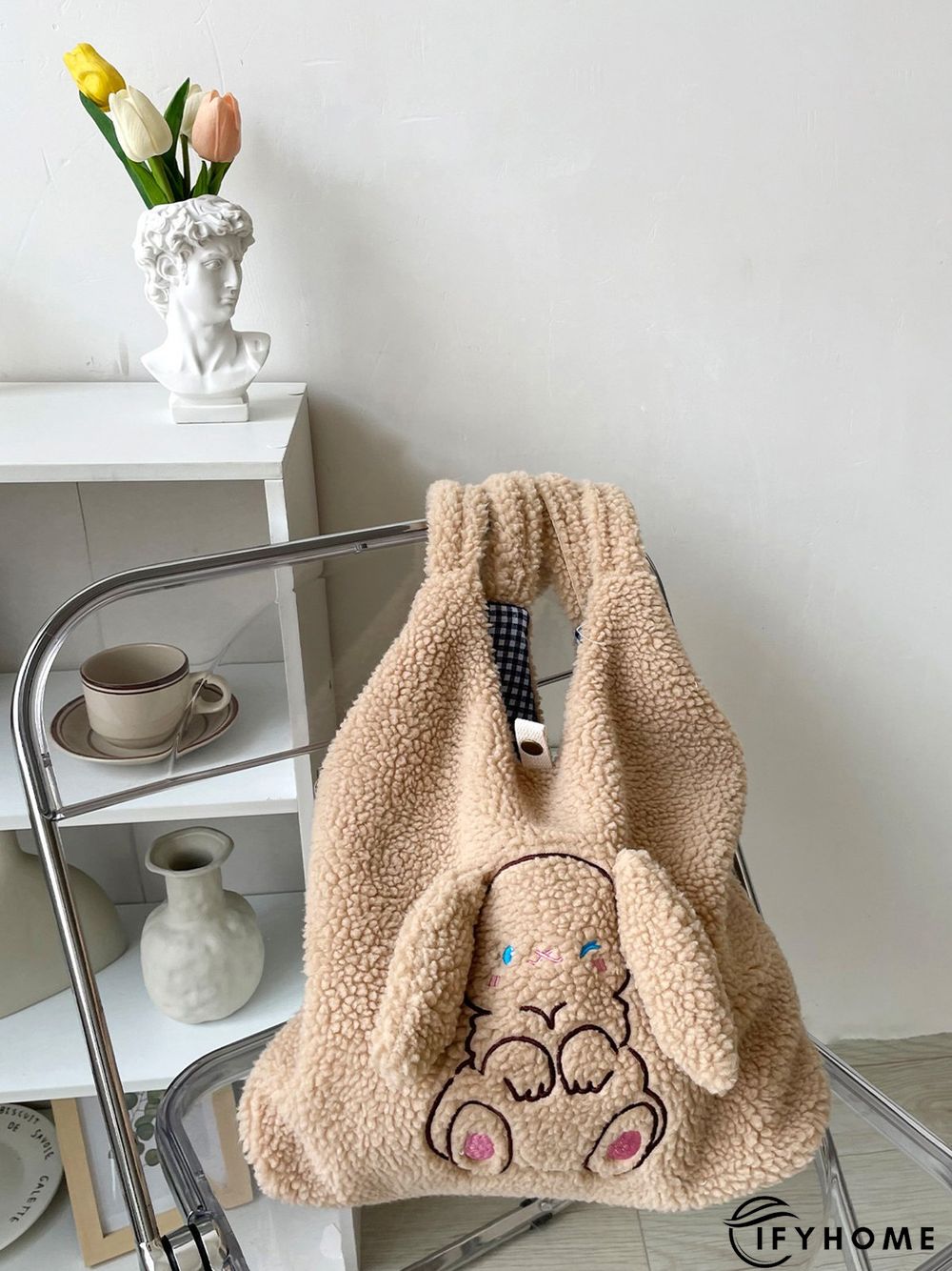 Plush New Year Cute Rabbit Shoulder Bag | IFYHOME