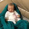 Reborn Newborn Dolls 17inch Fabiola Truly Soft Touch Silicone Baby Girl, Holiday Gift - RBBI-Myrebornbabydoll® Myrebornbabydoll®