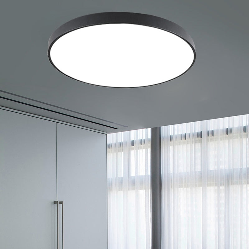 LED Ceiling Light Modern Lamp Living Room Lighting Fixture Bedroom Kitchen Surface Mount Flush Panel Remote Control