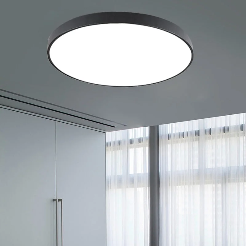 LED Ceiling Light Modern Lamp Living Room Lighting Fixture Bedroom Kitchen Surface Mount Flush Panel Remote Control