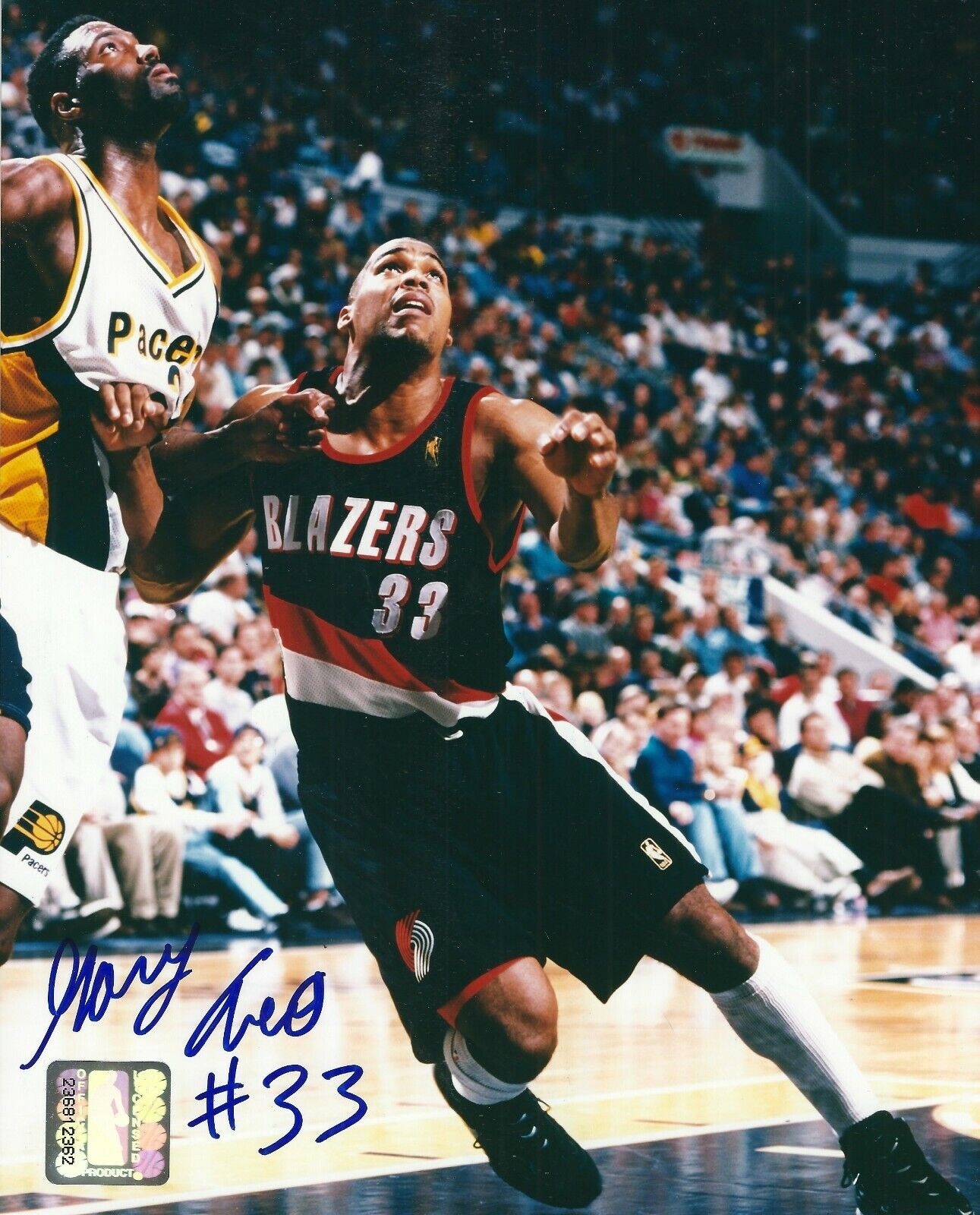 Autographed GARY TRENT Portland Trail Blazers 8x10 Photo Poster painting