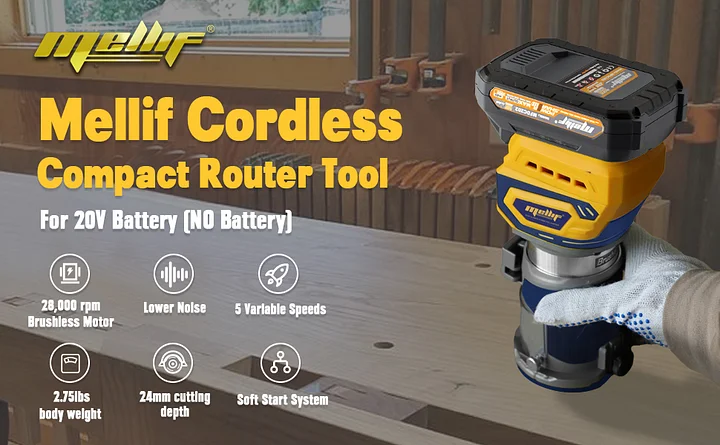 HOT Palm Router Dewalt Cordless Compact Router Cordless