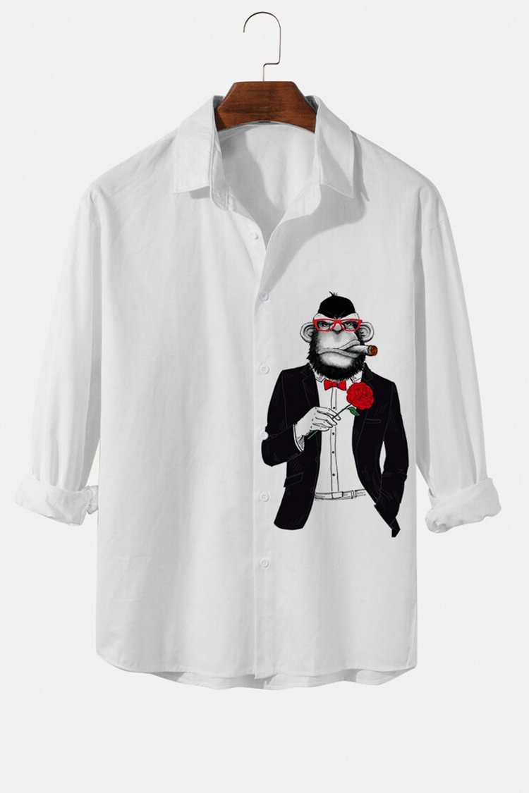 Fashion Men's Casual Long Sleeve Shirt