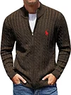 Warm Men's Zip Cardigan