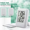 Wireless Weather Station Temperature and Humidity Monitor 100m Range for Desktop