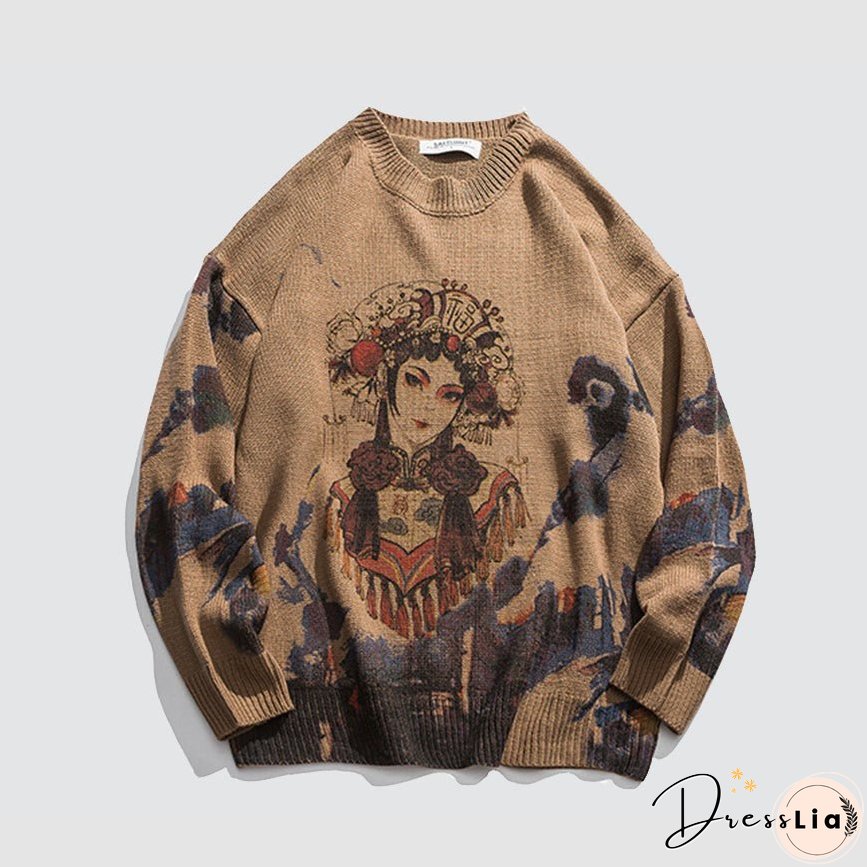 Peking Opera Sweater