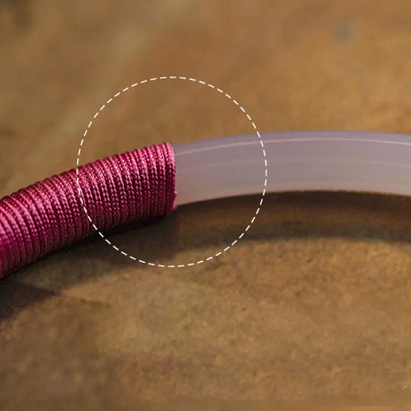 Natural Chalcedony Green Aventurine Lotus Bell Blessing Bracelet Bangle