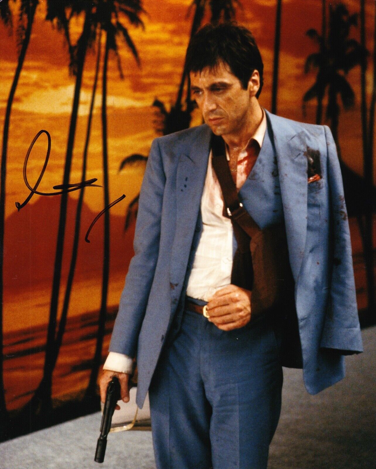 Al Pacino Signed 10X8 Photo Poster painting Genuine Autograph SCARFACE AFTAL COA (D)