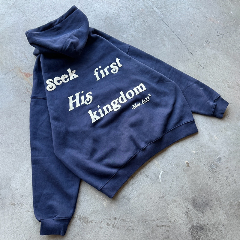 Seek First His Kingdom Mat. 6:33 Print Hoodie
