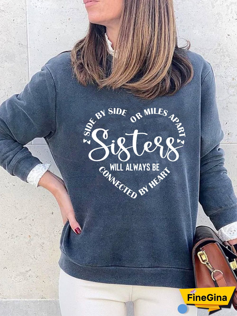 Casual Text Letters Sweatshirts